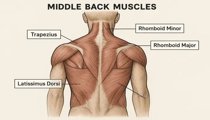 middle back muscles that are targeted by rows and not by pullups or chinups are pull-ups enough for back