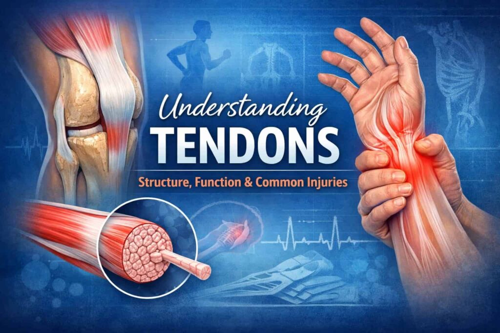 Elbow tendon pain from gym training showing early signs of tendon injury and slow tendon healing process

Image alt text 2